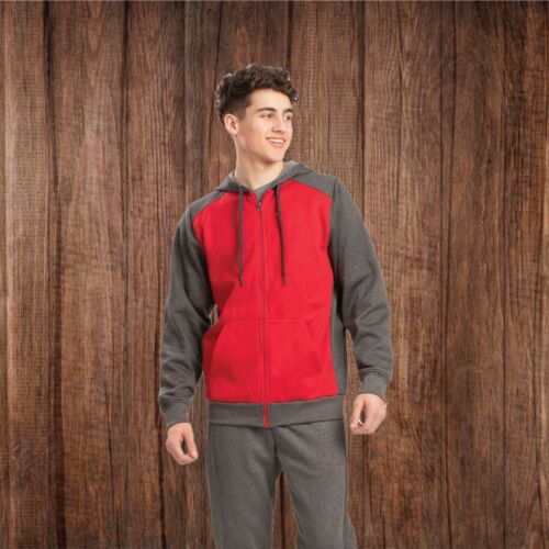 6899 Adult Three-Season Fleece Full Zip Hoodie Thumbnail